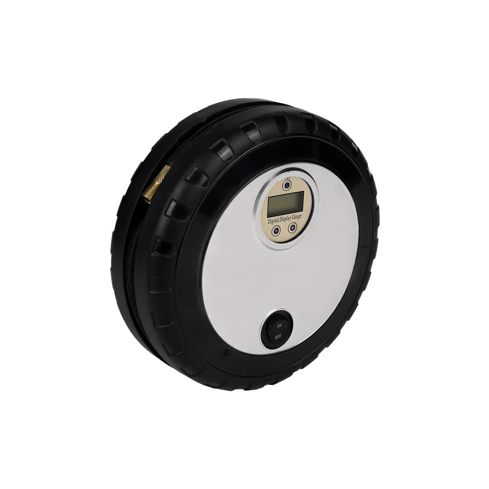 Digitale mini ronde bandenpomp voor fiets-, ballen- en bandenauto's