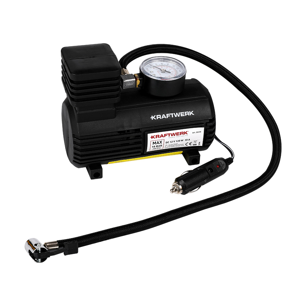 12V DC draagbare mini-luchtcompressor