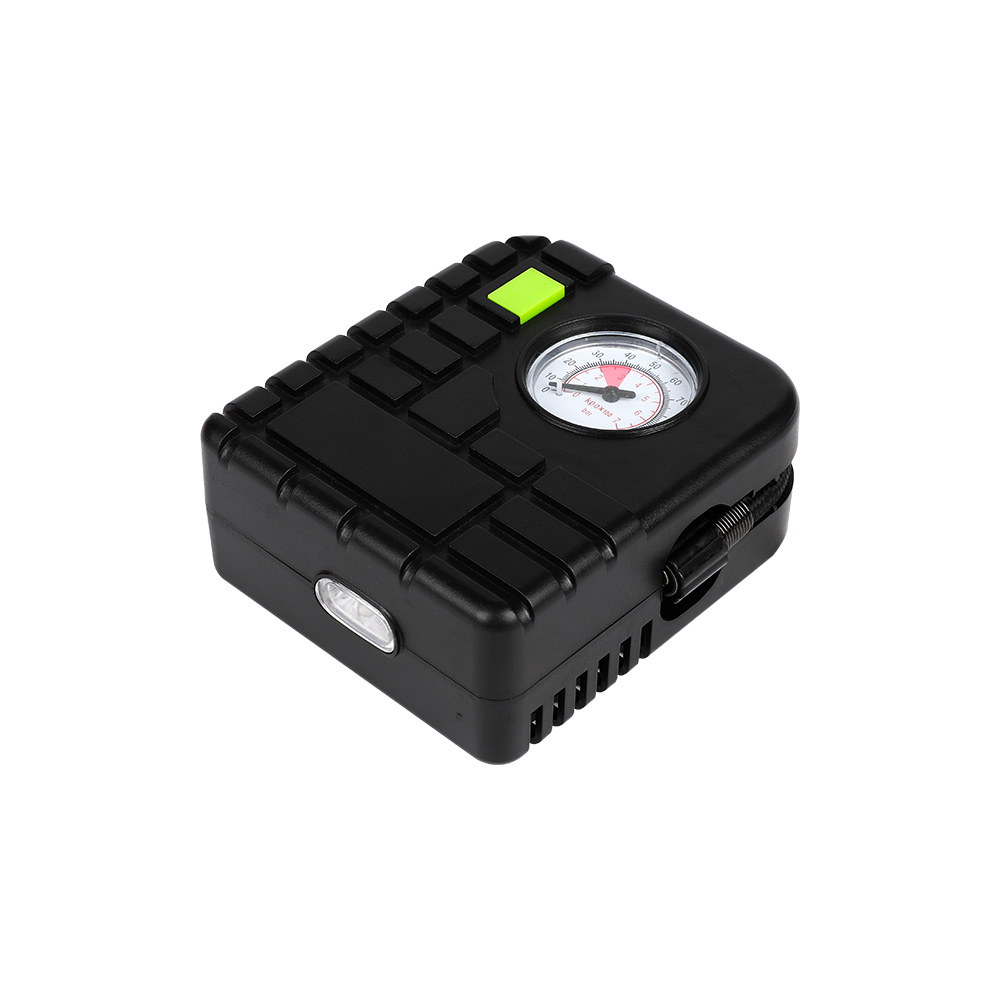 Slanke mini-luchtcompressor met licht